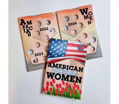  Альбом-планшет для 25 центов «Выдающиеся женщины США» (пластиковые ячейки), фото 3 