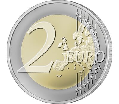  Монета 2 евро 2022 «35-летие программы «Эразмус» Литва, фото 2 