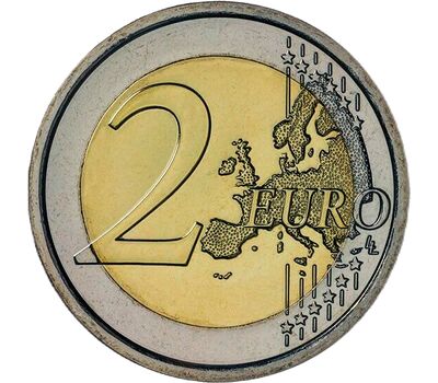  Монета 2 евро 2022 «35-летие программы «Эразмус» Италия, фото 2 
