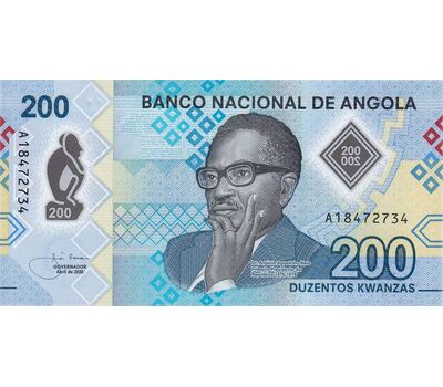  Банкнота 200 кванза 2020 Ангола Пресс, фото 1 