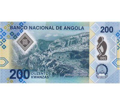  Банкнота 200 кванза 2020 Ангола Пресс, фото 2 