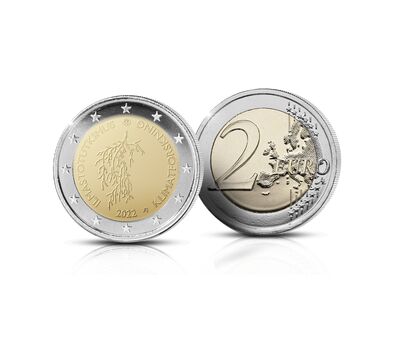  Монета 2 евро 2022 «Исследования климата» Финляндия, фото 3 
