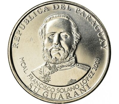  Монета 1000 гуарани 2008 Парагвай, фото 1 