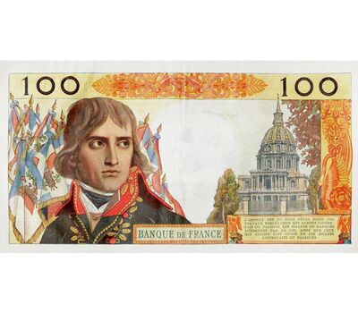  Банкнота 100 новых франков 1962 года Франция (копия), фото 2 