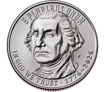  Монета 25 центов 2026 «Война за независимость» P, фото 2 