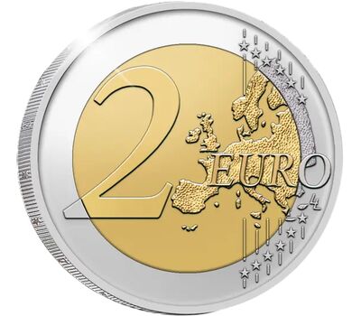  Монета 2 евро 2025 «Трасса Спа-Франкоршам» Бельгия (в коинкарте), фото 2 