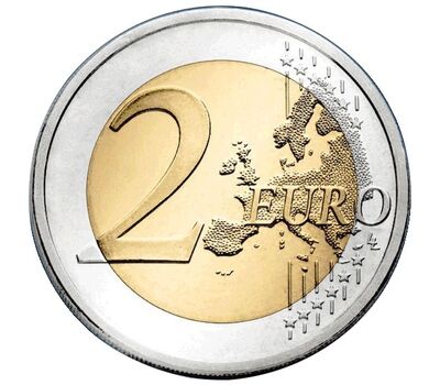  Монета 2 евро 2025 «100 лет Финско-шведским легкоатлетическим играм» Финляндия (в коинкарте), фото 2 