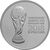  Серебряная монета 3 рубля 2016 «Чемпионат мира по футболу FIFA 2018», фото 1 