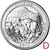  Монета 25 центов 2011 «Национальный парк Глейшер» (7-й нац. парк США) D, фото 1 
