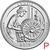  Монета 25 центов 2019 «Национальный исторический парк Лоуэлл» (46-й нац. парк США) P, фото 1 