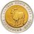  Монета 5 рублей 1991 «Винторогий козёл» AU-UNC, фото 1 