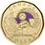  Монета 1 доллар 2022 «Пианист Оскар Петерсон» Канада (цветная), фото 1 