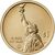  Монета 1 доллар 2024 «Ракета Сатурн V» США P (Американские инновации), фото 2 