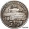  5 марок 1943 «Танк Тигр» (коллекционная сувенирная монета) имитация серебра, фото 1 